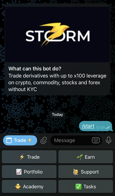 Telegram Bot UI